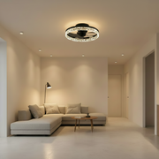 Πολυέλαιος LED VEYA με Τηλεχειριστήριο, 38W, D50cm, Κρύο/Ουδέτερο/Ζεστό φως, Μαύρο