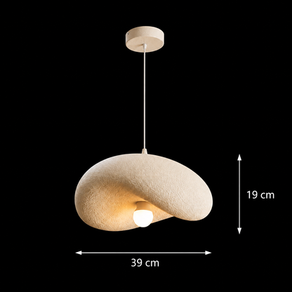 Μοντέρνος πολυέλαιος FOAMER Nobile, 39 cm, αιωρούμενος, 1 X E27, λευκός, μέταλλο και αφρός, ρυθμιζόμενο ύψος κλασικοί πολυέλαιοι Προεπιλεγμένος τίτλος Alessandro Design