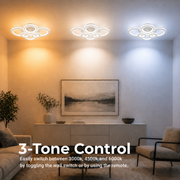 Πολυέλαιος LED RONDA Magno με τηλεχειριστήριο 78W, 4 κύκλοι, κρύο/ζεστό/ουδέτερο φως, ρυθμιζόμενο, λευκοί πολυέλαιοι LED με τηλεχειριστήριο Προεπιλεγμένος τίτλος Alessandro Design