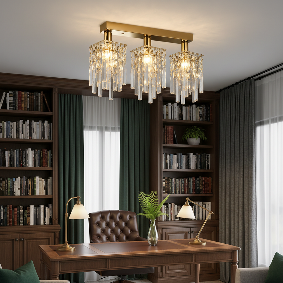 Imperia Cristal Candelabra, 3xE14, 35x6x9, Gold, Crystal, Metal Cristal Candelabra Προεπιλεγμένος τίτλος Alessandro Design