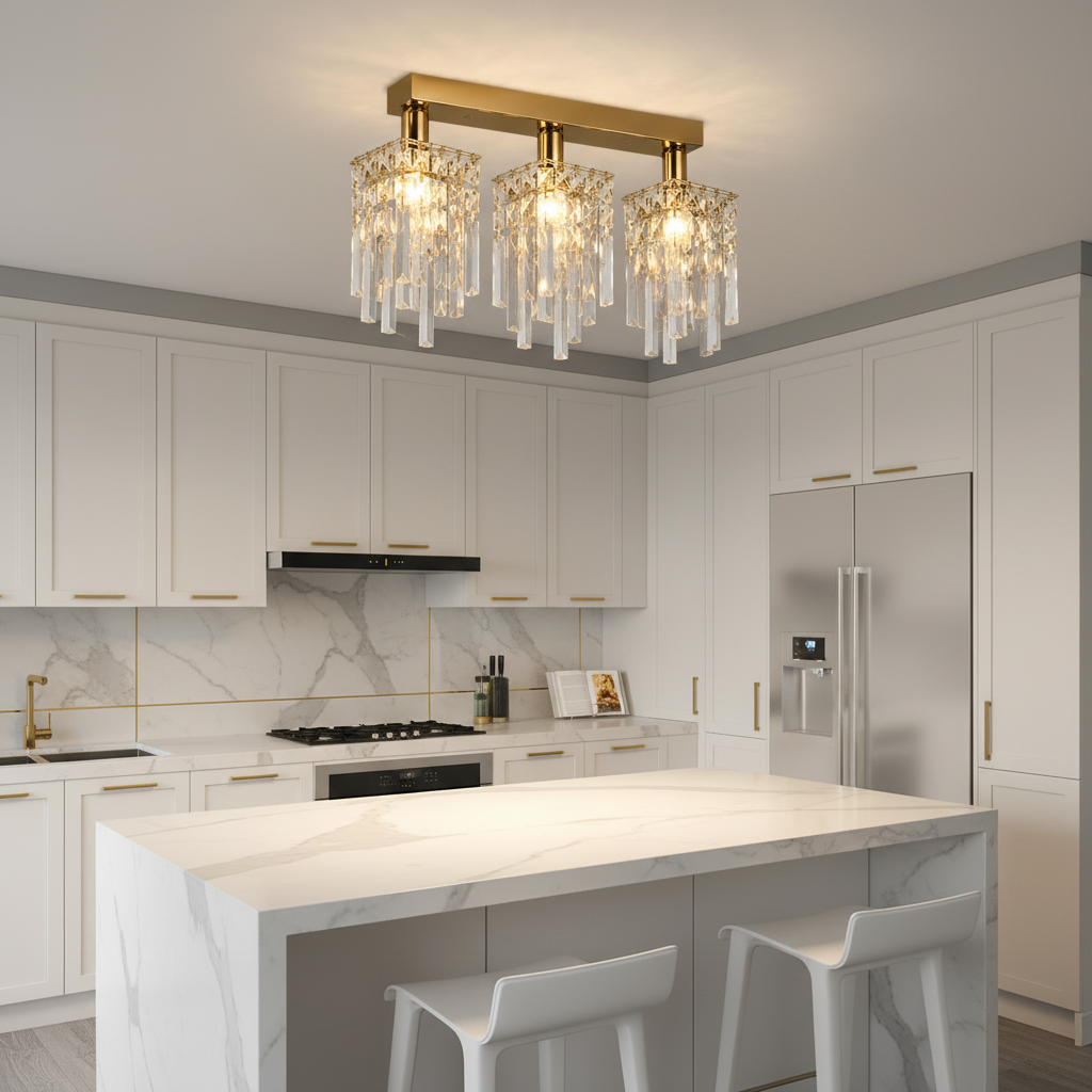 Imperia Cristal Candelabra, 3xE14, 35x6x9, Gold, Crystal, Metal Cristal Candelabra Προεπιλεγμένος τίτλος Alessandro Design