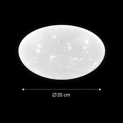 Φωτιστικό οροφής LED 35 cm, 31W, 3000K / 4000K / 6000K, Λευκά, μεταλλικά και ακρυλικά φωτιστικά οροφής LED Προεπιλεγμένος τίτλος Alessandro Design