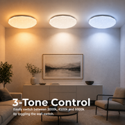 Εξάγωνο φωτιστικό οροφής LED 35 cm, 32W, 3000K / 4000K / 6000K, Λευκά, μεταλλικά και ακρυλικά φωτιστικά οροφής LED Προεπιλεγμένος τίτλος Alessandro Design