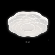 Φωτιστικό οροφής LED λουλουδιών 35 cm, 32W, 3000K / 4000K / 6000K, Λευκά, μεταλλικά και ακρυλικά φωτιστικά οροφής LED Προεπιλεγμένος τίτλος Alessandro Design
