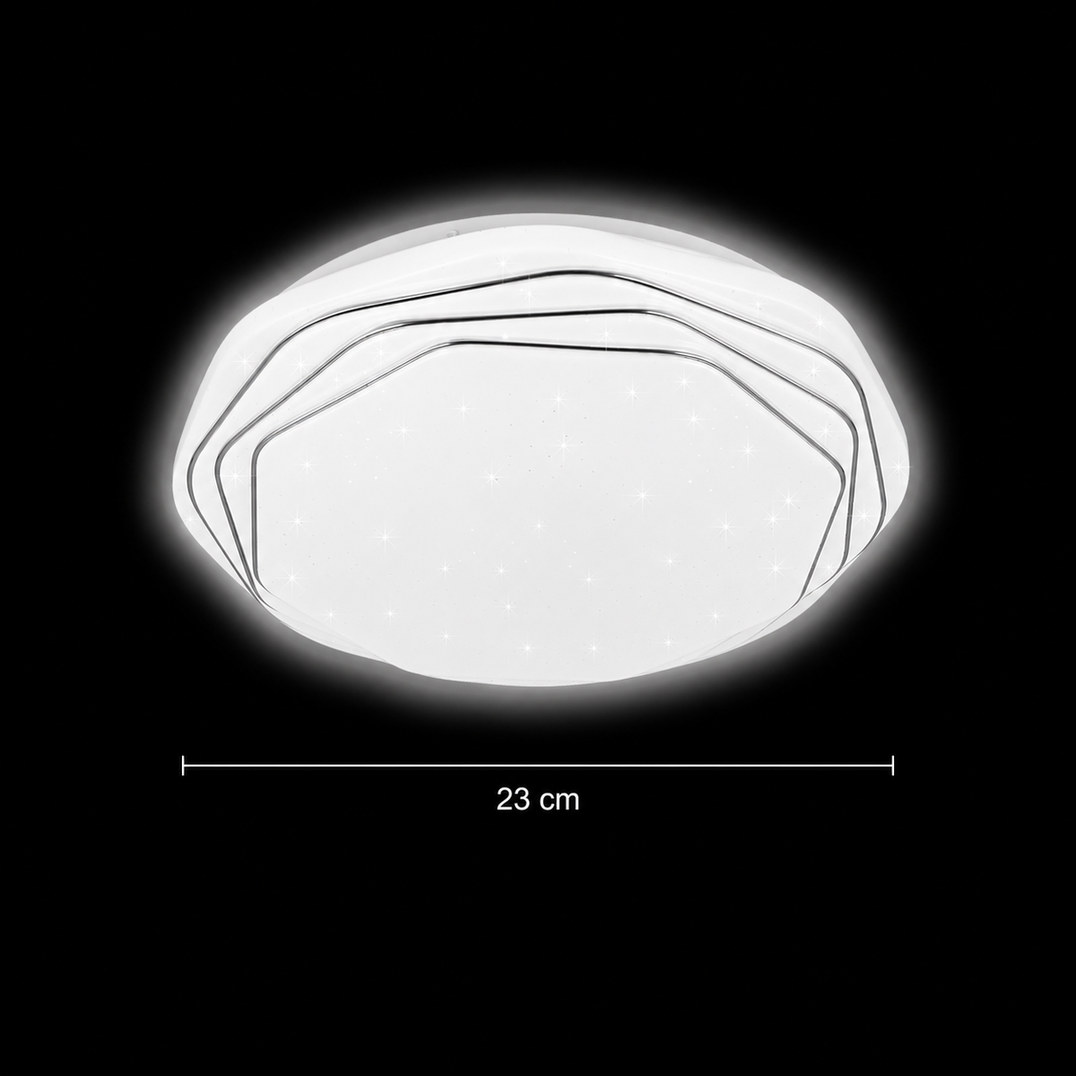 Φωτιστικό οροφής LED 23 cm, 22W, 3000K / 4000K / 6000K, Λευκά, μεταλλικά και ακρυλικά φωτιστικά οροφής LED Προεπιλεγμένος τίτλος Alessandro Design