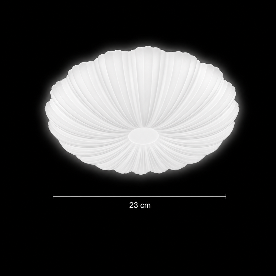 Φωτιστικό οροφής LED Margareta 23 cm, 22W, 3000K / 4000K / 6000K, Λευκά, μεταλλικά και ακρυλικά φωτιστικά οροφής LED Προεπιλεγμένος τίτλος Alessandro Design