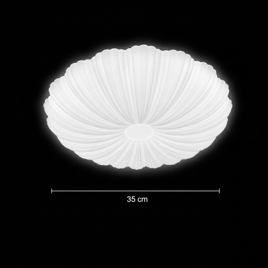 Φωτιστικό οροφής LED Margareta 35 cm, 31W, 3000K / 4000K / 6000K, Λευκά, μεταλλικά και ακρυλικά φωτιστικά οροφής LED Προεπιλεγμένος τίτλος Alessandro Design