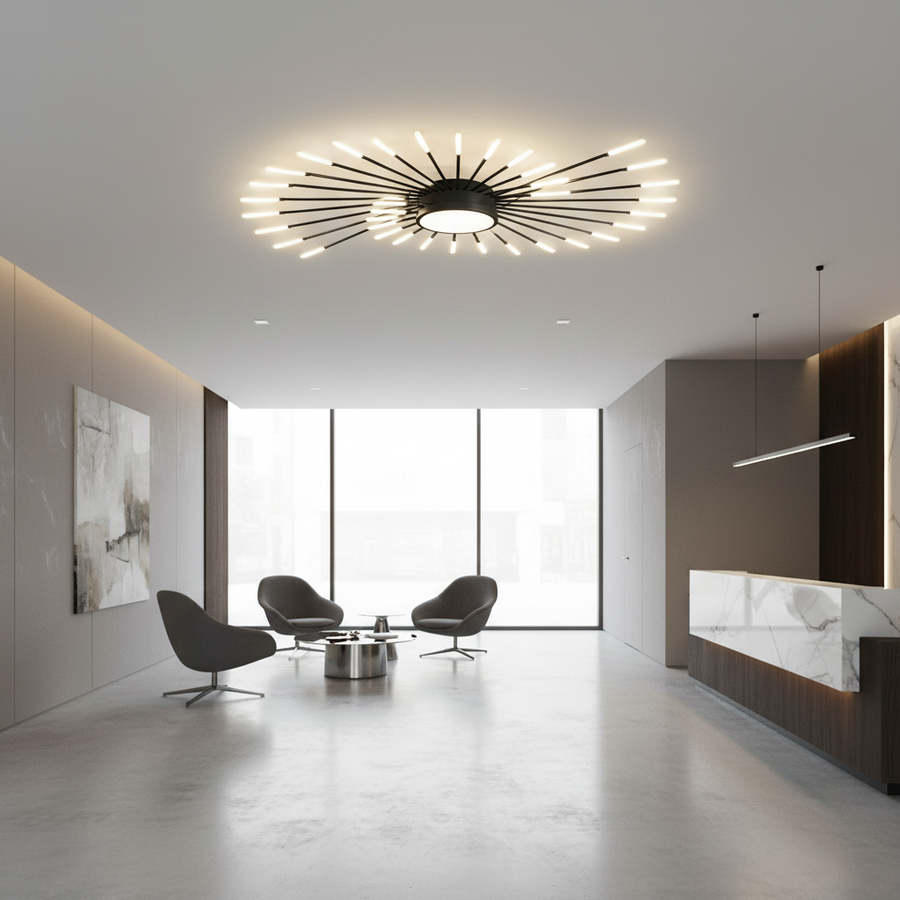 Πολυέλαιος LED KALESA Grande, Neutral Light 4000K, 28W, Λευκός, Μεταλλικός και Ακρυλικός
