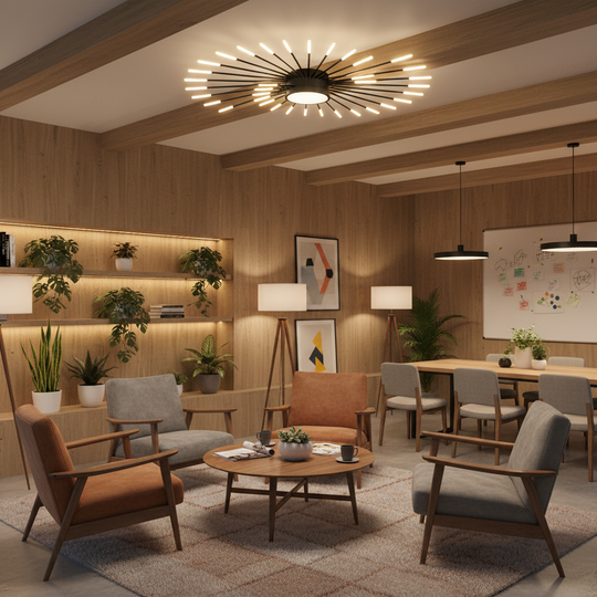 Πολυέλαιος KALESA Grande Supremo LED, Ø130cm, Neutral Light 4000K, 42W, Λευκός, Μεταλλικός και Ακρυλικός