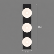 Πολυέλαιος TRION LED, Θερμό/Ουδέτερο/Ψυχρό φως, 3xG9, 24W, Μαύρο, Μεταλλικό και Ακρυλικό