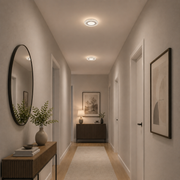 CELUN LED Πολυέλαιος, 33W, Διάμετρος 21cm, Ζεστό/Ουδέτερο/Ψυχρό φως, Λευκό, Μεταλλικό και Ακρυλικό
