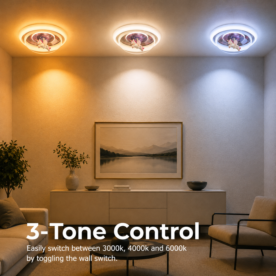 Πολυέλαιος UNICORN LED, 60W, 50cm, Κρύο/Ζεστό/Ουδέτερο φως, Ροζ