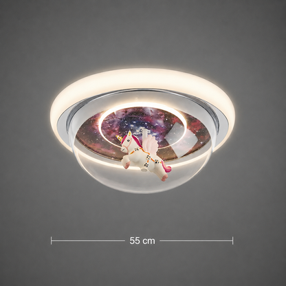Πολυέλαιος UNICORN LED, 60W, 50cm, Κρύο/Ζεστό/Ουδέτερο φως, Ροζ