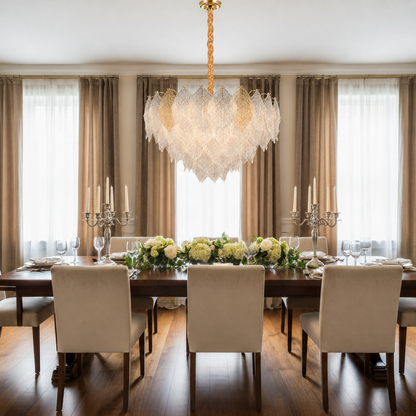 Crystal Chandelier LACE Regalis 21xE14, Διάμετρος 80cm, Ύψος 49cm, Γυαλιστερό χρυσό, Ρυθμιζόμενο ύψος, Κομψή σχεδίαση Crystal Chandelier Προεπιλεγμένος τίτλος Alessandro Design