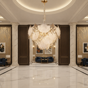 Crystal Chandelier LUXE Magno, 21xE14, Διάμετρος 60cm, Ύψος 40cm, Γυαλιστερό χρυσό, Ρυθμιζόμενο ύψος, Κομψή σχεδίαση Crystal Chandeliers Προεπιλεγμένος τίτλος Alessandro Design