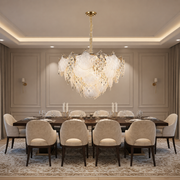 Crystal Chandelier LUXE Regalis, 21xE14, Διάμετρος 80cm, Ύψος 45cm, Γυαλιστερό χρυσό, Ρυθμιζόμενο ύψος, Κομψή σχεδίαση Crystal Chandeliers Προεπιλεγμένος τίτλος Alessandro Design