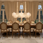 Crystal Chandelier LUXE Supremo, 11xE14, Διαστάσεις 83x33 cm, Ύψος 28cm, Γυαλιστερό χρυσό, Ρυθμιζόμενο ύψος, Κομψή σχεδίαση Crystal Chandeliers Προεπιλεγμένος τίτλος Alessandro Design
