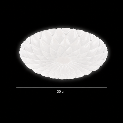 Φωτιστικό οροφής PL154 LED 35 cm, 31W, 3000K / 4000K / 6000K, Λευκά, μεταλλικά και ακρυλικά φωτιστικά οροφής LED Προεπιλεγμένος τίτλος Alessandro Design