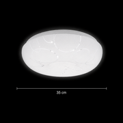 Φωτιστικό οροφής LED 35 cm, 31W, 3000K / 4000K / 6000K, Λευκά, μεταλλικά και ακρυλικά φωτιστικά οροφής LED Προεπιλεγμένος τίτλος Alessandro Design