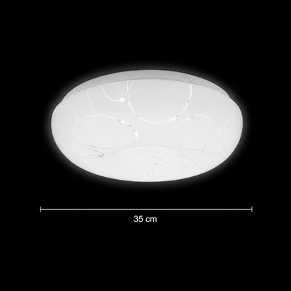 Φωτιστικό οροφής LED 35 cm, 31W, 3000K / 4000K / 6000K, Λευκά, μεταλλικά και ακρυλικά φωτιστικά οροφής LED Προεπιλεγμένος τίτλος Alessandro Design