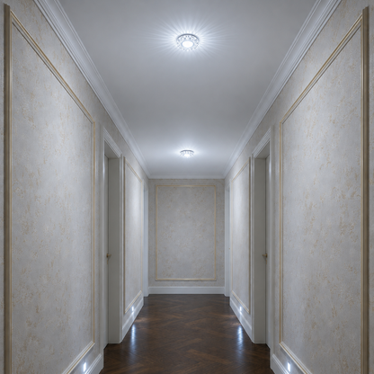 ORBITA LED Spot, 5W, Round, Cold Light + RGB, White, Resin and Glass LED Spot Προεπιλεγμένος τίτλος Alessandro Design