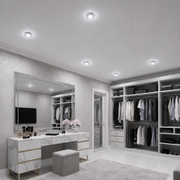 ORBITA LED Spot, 5W, Round, Cold Light + RGB, White, Resin and Glass LED Spot Προεπιλεγμένος τίτλος Alessandro Design