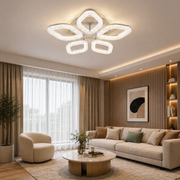 Πολυέλαιος LED με Τηλεχειριστήριο, 67W, Κρύο/Ζεστό/Ουδέτερο φως, Ρυθμιζόμενο, Χρυσό Πολυέλαιοι LED με Τηλεχειριστήριο Προεπιλεγμένος τίτλος Alessandro Design