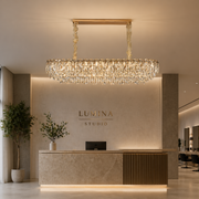 Crystal Chandelier ORION 19xE14, Gold, Adjustable Height, Metal and Crystal Crystal Chandeliers Προεπιλεγμένος τίτλος Alessandro Design