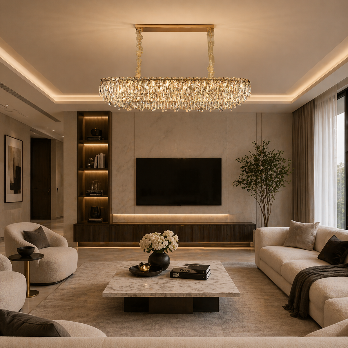 Crystal Chandelier ORION 19xE14, Gold, Adjustable Height, Metal and Crystal Crystal Chandeliers Προεπιλεγμένος τίτλος Alessandro Design