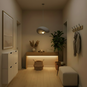 FOAMER Petito Modern Chandelier, 28 cm, Suspended, 1 X E27, Grey, Metal and Foam, Ρυθμιζόμενο ύψος