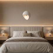 AERA Modern Chandelier, 30 cm, Suspended, 1 X E27, White, Metal and Foam, Ρυθμιζόμενο ύψος Modern Chandeliers Προεπιλεγμένος τίτλος Alessandro Design
