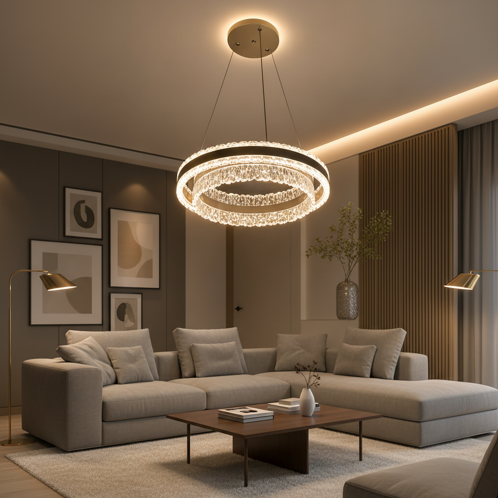 Πολυέλαιος KOSMO LED με τηλεχειριστήριο 115W, Κρύο/Ζεστό/Ουδέτερο φως, Ρυθμιζόμενο, Μαύροι πολυέλαιοι LED με τηλεχειριστήριο Προεπιλεγμένος τίτλος Alessandro Design