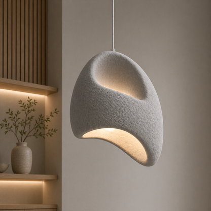 Μοντέρνος πολυέλαιος VANTA, 32 cm, αιωρούμενος, 1 X E27, γκρι, μέταλλο και αφρός, ρυθμιζόμενο ύψος μοντέρνοι πολυέλαιοι Προεπιλεγμένος τίτλος Alessandro Design