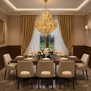 Crystal Chandelier TIER Eleganza 10xE14, D50 cm, Χρυσό, Ρυθμιζόμενο Ύψος, Metal and Crystal Crystal Chandeliers Προεπιλεγμένος τίτλος Alessandro Design