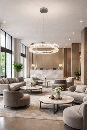 Πολυέλαιος LED με Τηλεχειριστήριο, 60W, POLAR, Διάμετρος 50 cm, Ύψος 120 cm, Κρύο/Ουδέτερο/Ζεστό φως, Ρυθμιζόμενο, Ασημί, Κρύσταλλο, Μεταλλικός πολυέλαιος LED με τηλεχειριστήριο Προεπιλεγμένος τίτλος Alessandro Design