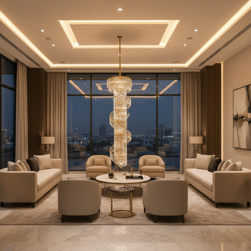 Crystal Chandelier SPIRO 39xE14, D70 cm, Gold, Metal and Crystal Crystal Chandeliers Προεπιλεγμένος τίτλος Alessandro Design