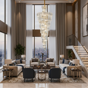 Crystal Chandelier BELLARIVA 27xE14, D60 cm, Gold, Metal and Crystal Crystal Chandeliers Προεπιλεγμένος τίτλος Alessandro Design
