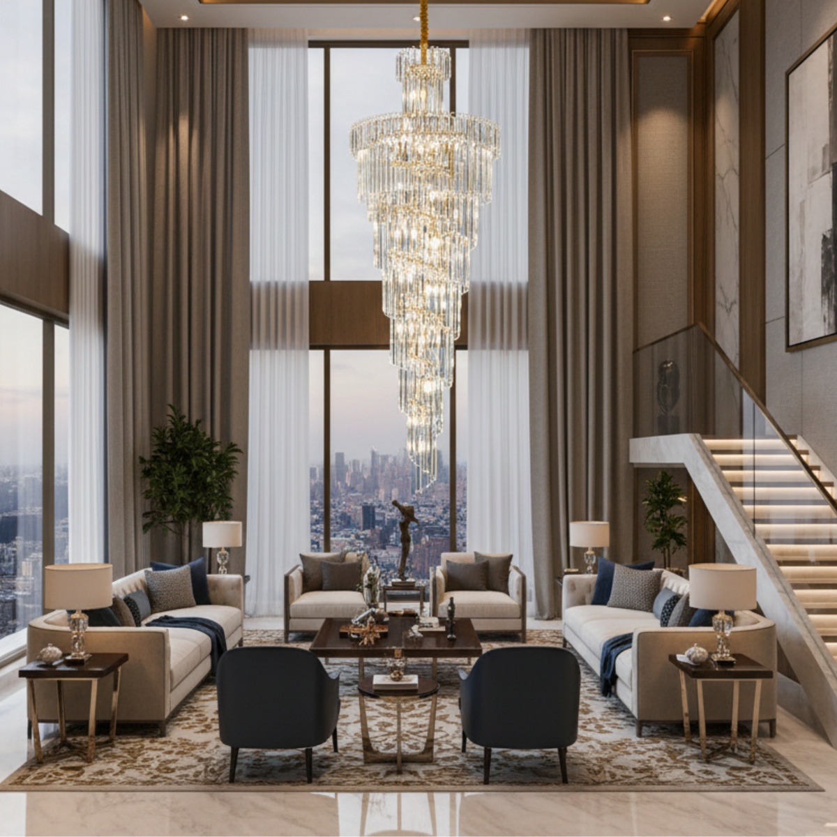 Crystal Chandelier BELLARIVA 27xE14, D60 cm, Gold, Metal and Crystal Crystal Chandeliers Προεπιλεγμένος τίτλος Alessandro Design