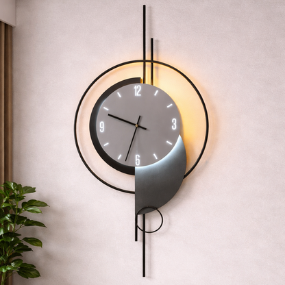 Διακοσμητικό LED φωτιστικό τοίχου ARTY 80x40 cm Κρύο/Ουδέτερο/Ζεστό φως Μαύρα Φωτιστικά τοίχου εσωτερικού χώρου Προεπιλεγμένος τίτλος Alessandro Design