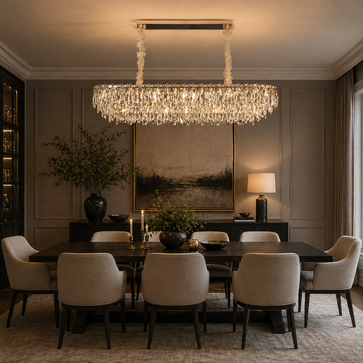 Crystal Chandelier ORION 19xE14, Gold, Adjustable Height, Metal and Crystal Crystal Chandeliers Προεπιλεγμένος τίτλος Alessandro Design