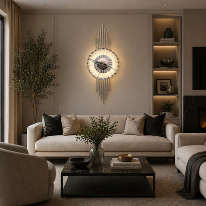 Διακοσμητικό επιτοίχιο φωτιστικό LED HARMONY 65x25cm Κρύο/Ουδέτερο/Θερμό Φωτιστικό Χρώμιο Εσωτερικό Φωτιστικό τοίχου Προεπιλεγμένος τίτλος Alessandro Design