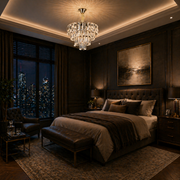 Crystal Chandelier VALMONT Nobile 6xE14, D40 cm, Χρυσό, Ρυθμιζόμενο ύψος, Μεταλλικοί και Κρυστάλλινοι Πολυέλαιοι Προεπιλεγμένος τίτλος Alessandro Design