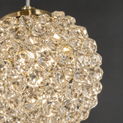 Πολυέλαιος Crystal MILLE, 18xG9, Διάμετρος 60cm x Ύψος 340cm, Κρύσταλλο και μέταλλο, Χρυσός
