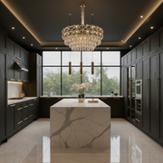 Crystal Chandelier LUCENT Nobile 4xE14, D40 cm, Χρυσό, Ρυθμιζόμενο Ύψος, Μέταλλο και Κρύσταλλο