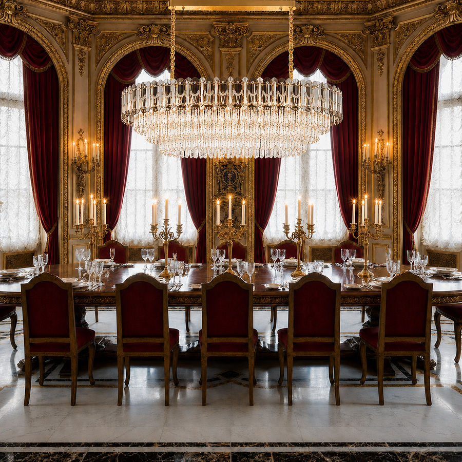 Crystal Chandelier AURUM Supremo 13xE14, Διαστάσεις 85x35cm, Ύψος 41cm, Γυαλιστερό Χρυσό, Ρυθμιζόμενο Ύψος, Κομψή σχεδίαση