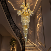 Κρυστάλλινος πολυέλαιος PALACE Regalis, 13 βραχίονες, 29xG9, D80cm, Γυαλιστερό χρυσό, ρυθμιζόμενο ύψος, μεταλλικοί και κρυστάλλινοι πολυέλαιοι Προεπιλεγμένος τίτλος Alessandro Design
