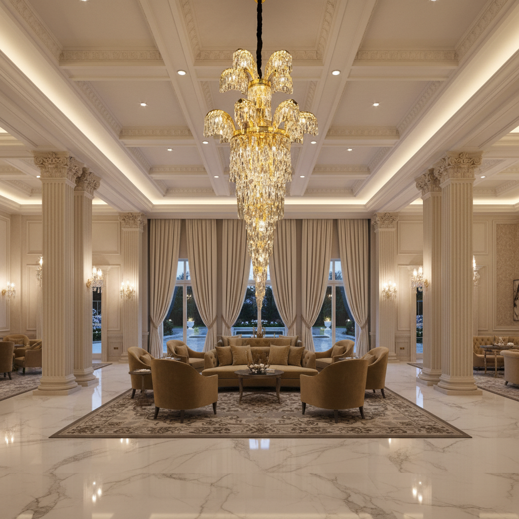 Κρυστάλλινος πολυέλαιος PALACE Regalis, 13 βραχίονες, 29xG9, D80cm, Γυαλιστερό χρυσό, ρυθμιζόμενο ύψος, μεταλλικοί και κρυστάλλινοι πολυέλαιοι Προεπιλεγμένος τίτλος Alessandro Design