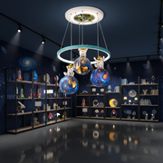 Πολυέλαιος LED ASTRONAUT 35W, 3xE27, Κρύο/Ζεστό/Ουδέτερο φως, Λευκοί Παιδικοί πολυέλαιοι Προεπιλεγμένος τίτλος Alessandro Design