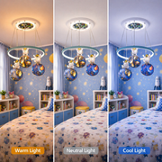 Πολυέλαιος LED ASTRONAUT 35W, 3xE27, Κρύο/Ζεστό/Ουδέτερο φως, Λευκοί Παιδικοί πολυέλαιοι Προεπιλεγμένος τίτλος Alessandro Design