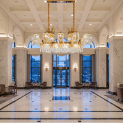 PALACE Grande Cristal Candelabra, 12 μπράτσα, 20xG9, 120cm, Γυαλιστερό χρυσό, Ρυθμιζόμενο ύψος, Metal and Crystal Cristal Candelabra Προεπιλεγμένος τίτλος Alessandro Design
